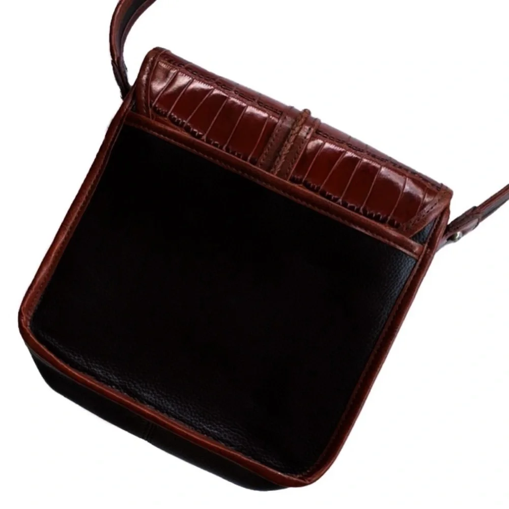 VINTAGE Croc Crossbody Bag